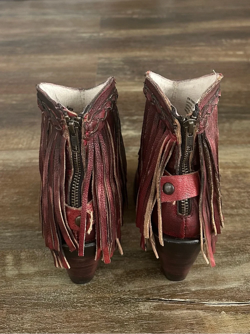 Freebird Tonto Fringe Boots Size 8 Boho Festival Rodeo
